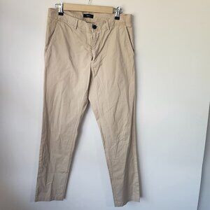 Theory Zaine Men’s Size 30 Slim Fit Khaki Pants Stretch Cotton Casual Chino